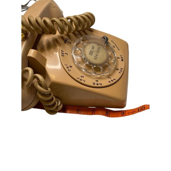 Stromberg Carlson Beige Rotary Dial Landline Telephone Vintage SC63 USA Phone - Picture 13 of 14